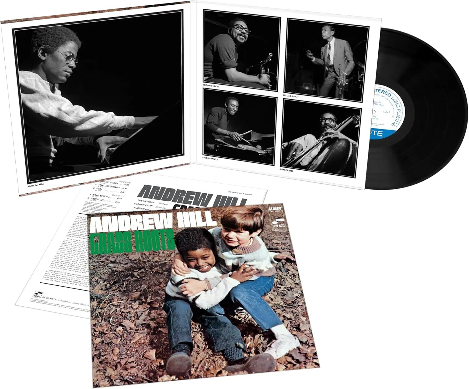 Jazz piano masterpiece Grass Roots by Andrew Hill with Ron Carter and Freddie Waits.