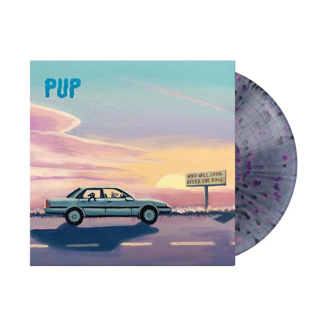 Who Will Look After The Dogs PUP LP punk rock black smoke splatter vinyl