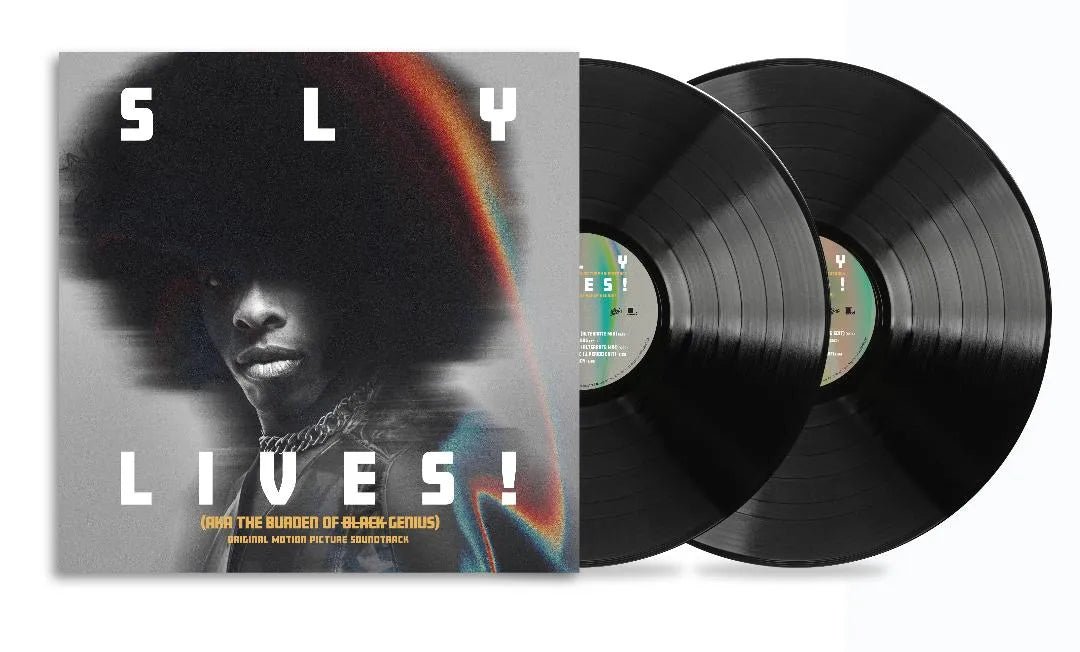 Sly Lives! The Burden Of Black Genius 2 LP set funk soul vinyl release