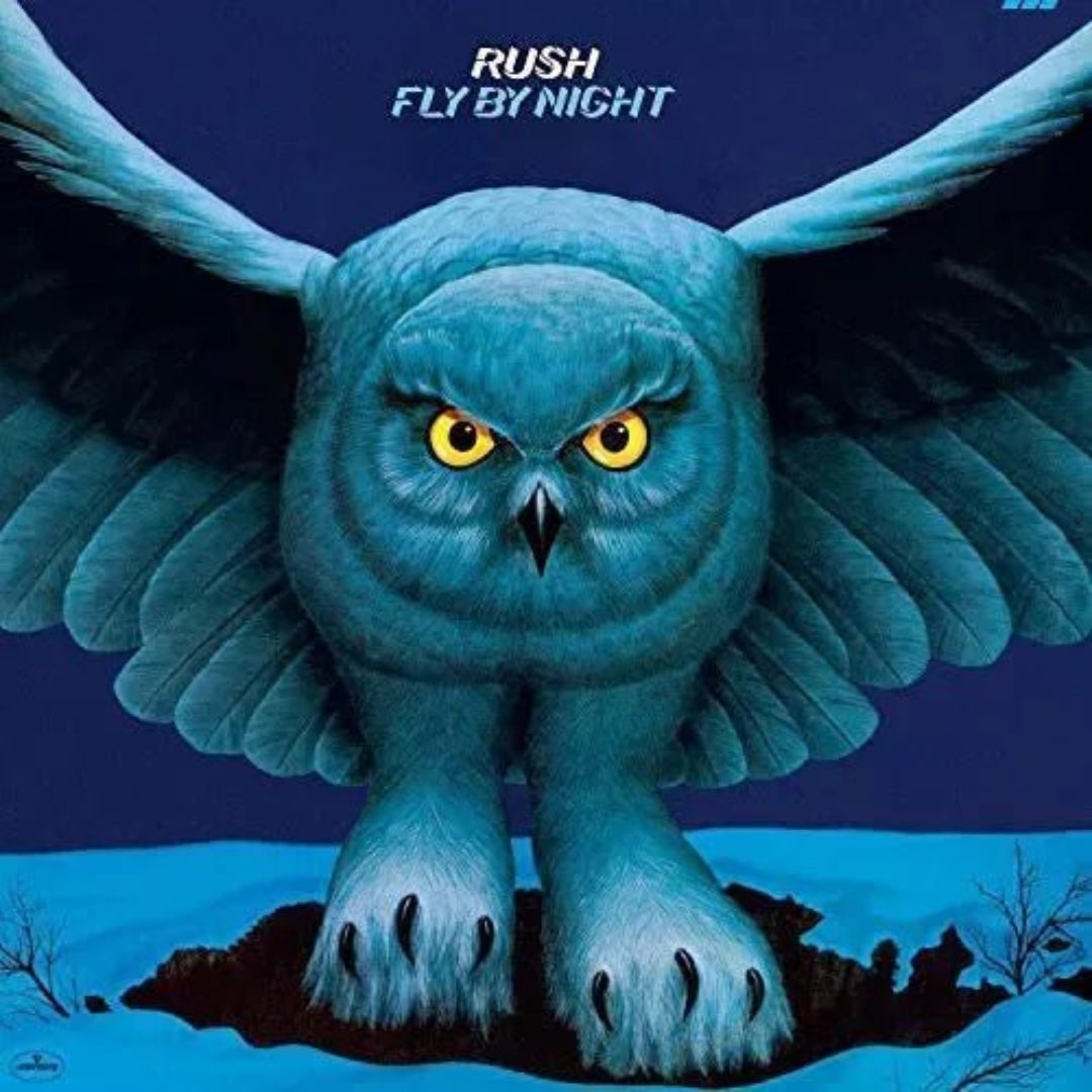Rush Fly By Night LP vinyl album cover front artwork classic rock release