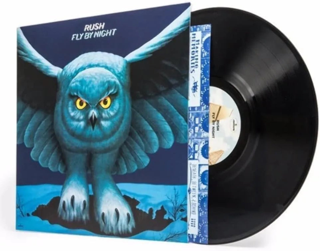 Fly By Night Rush LP record sleeve front cover progressive rock vinyl