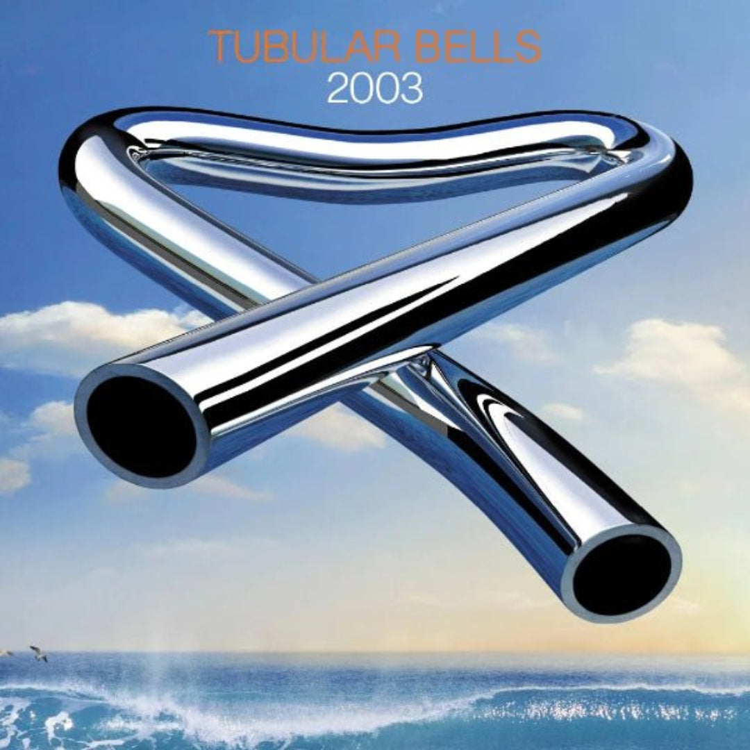 Mike Oldfield Tubular Bells 2003 LP blue vinyl album cover artwork image