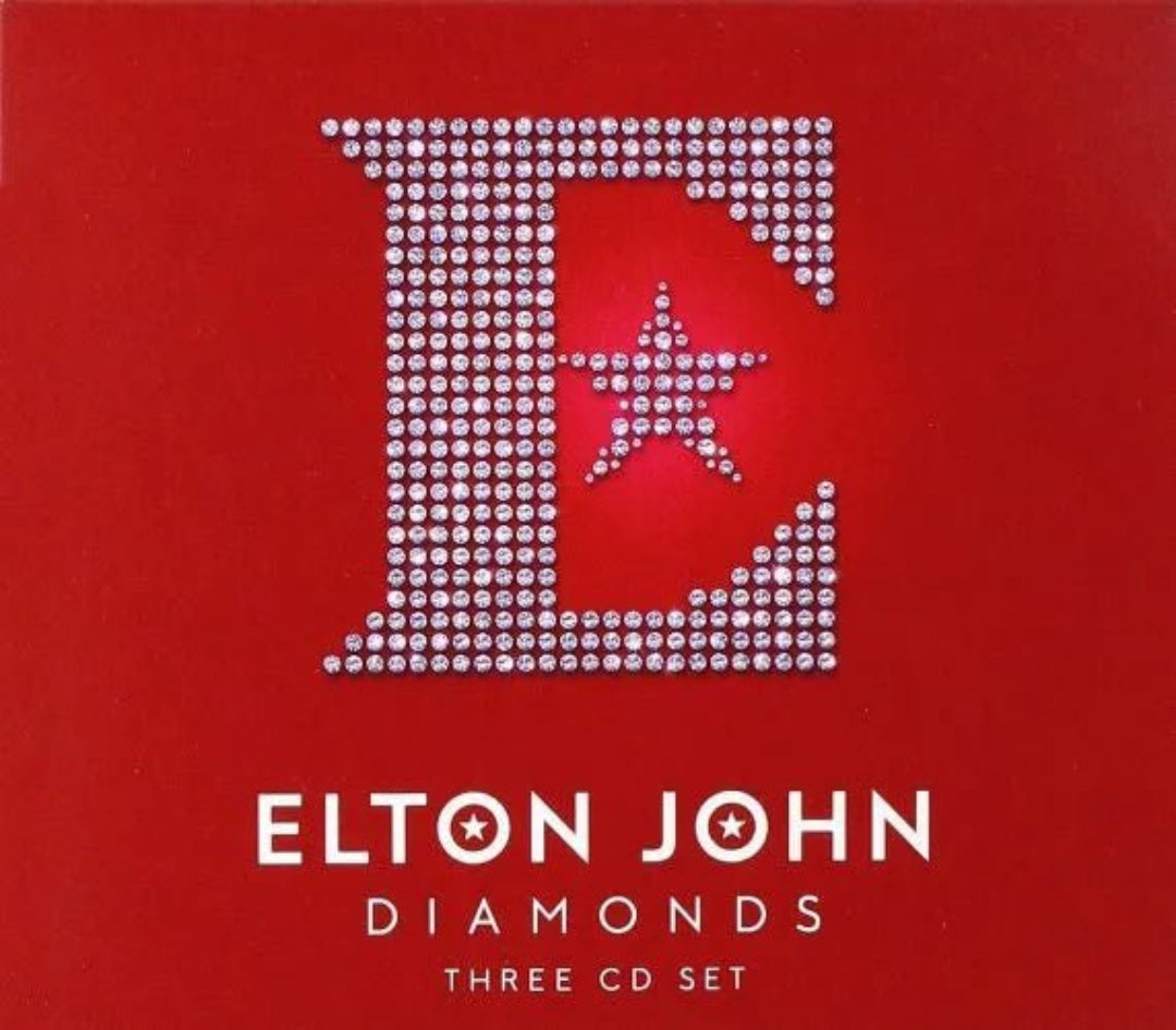 Diamonds 3 CD set by Elton John classic hits collection artwork