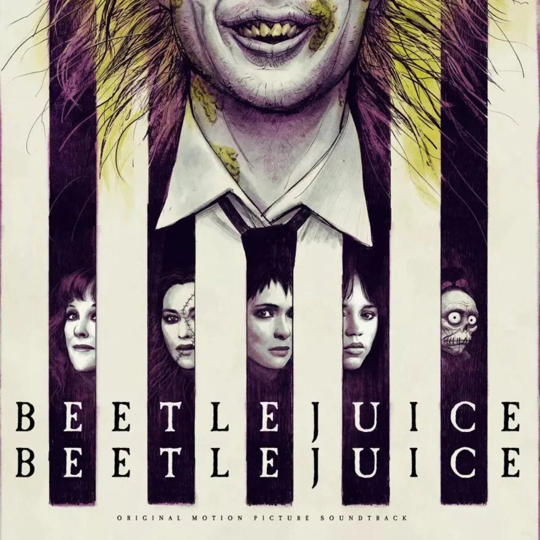 Beetlejuice soundtrack 2 LP lime green and purple vinyl set