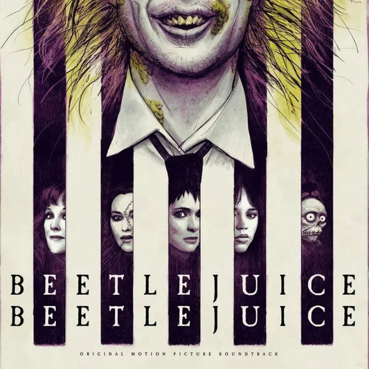 Beetlejuice soundtrack 2 LP lime green and purple vinyl set