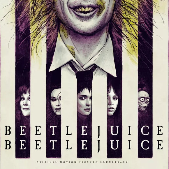 Various - Beetlejuice Beetlejuice Soundtrack (WW220) 2 LP Set Lime Green & Purple Vinyl