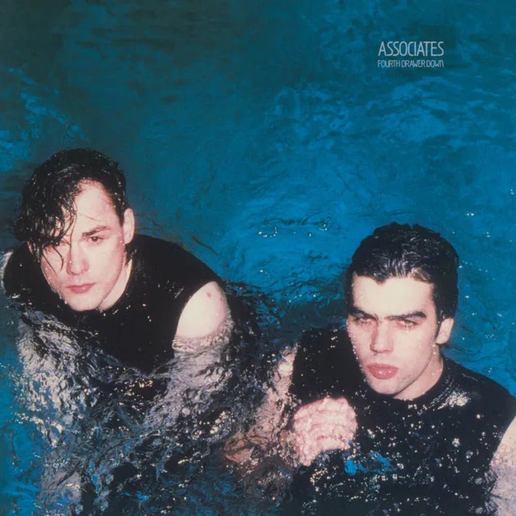 The Associates Fourth Drawer Down silver vinyl LP gatefold album cover