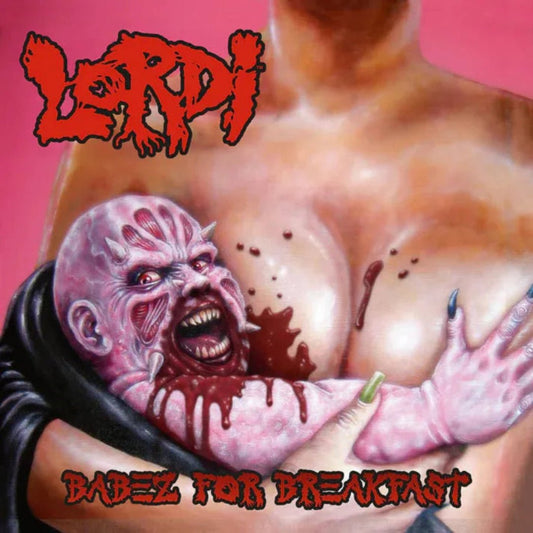 Lordi Babez For Breakfast 2 LP blood pink and red marbled vinyl limited edition