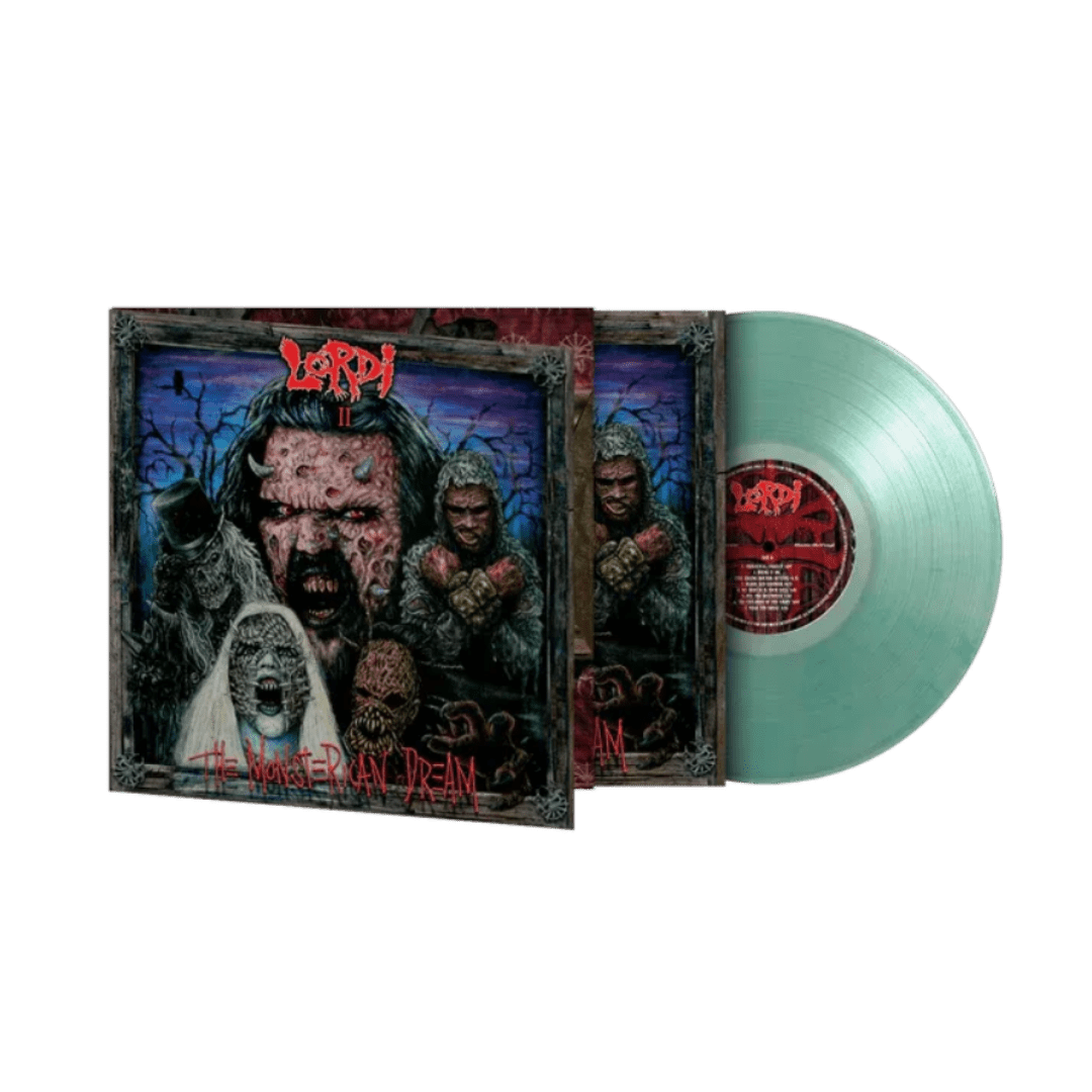 The Monsterican Dream Lordi 2 LP clear and green marbled vinyl collector set