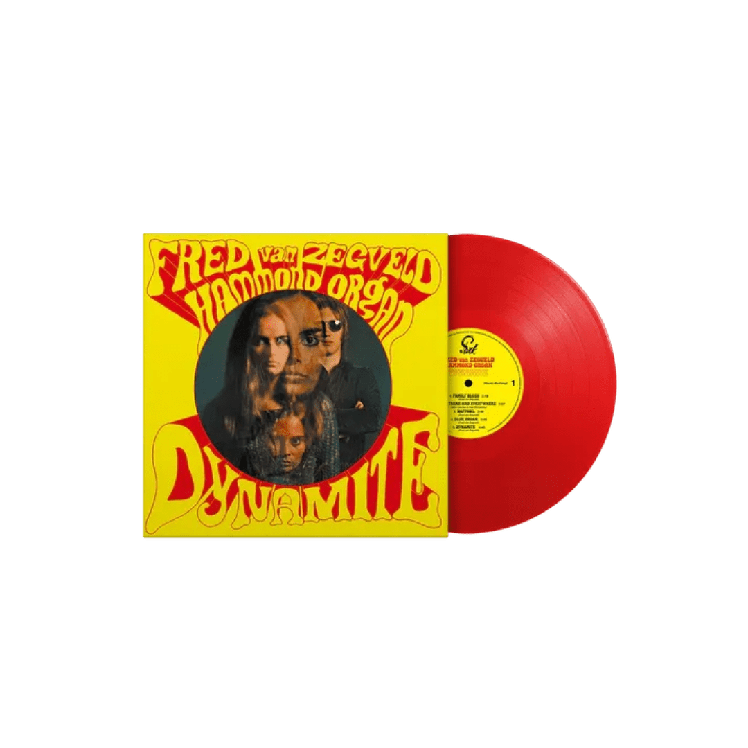 Fred van Zegveld – Dynamite (1969) album cover on translucent red vinyl.