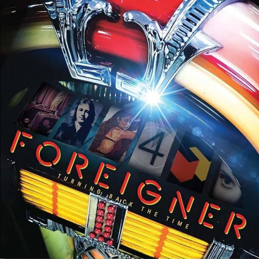 Foreigner Turning Back the Time 2 LP vinyl set album cover front artwork