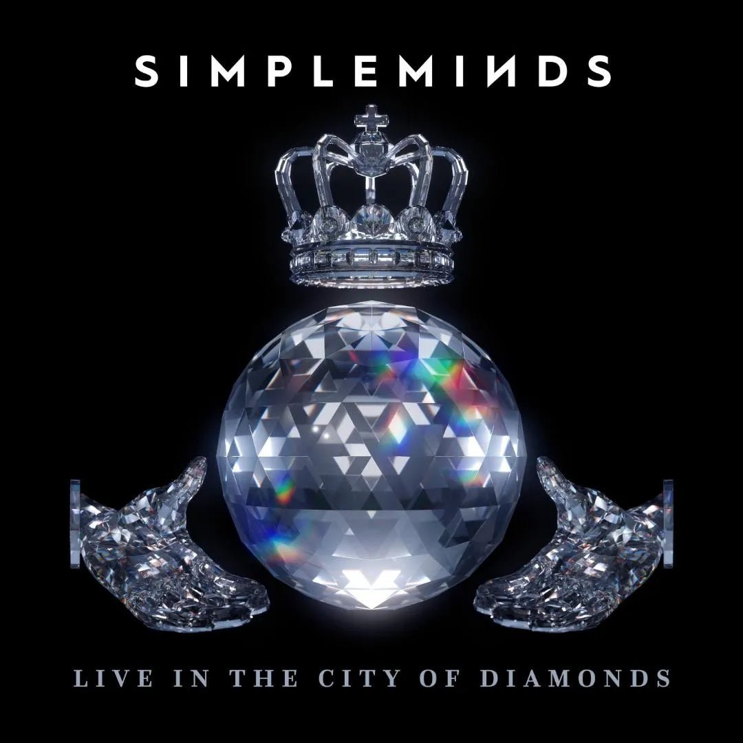 Simple Minds Live in the City of Diamonds 2 LP vinyl set album cover artwork