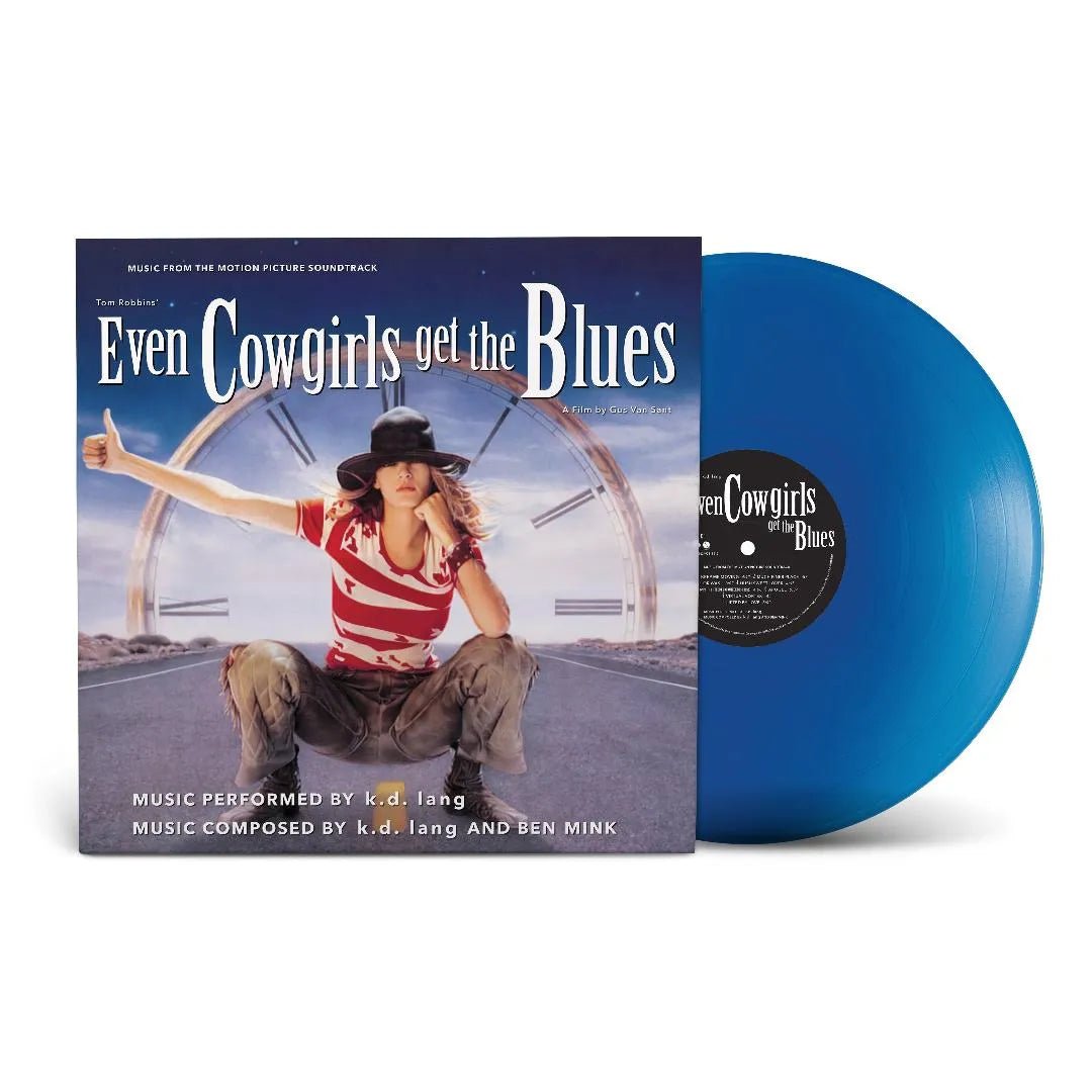 Even Cowgirls Get The Blues soundtrack LP blue vinyl K.D. Lang sleeve art