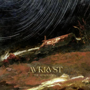 Close‑up of AVKRVST The Approbation compact disc showing label and art