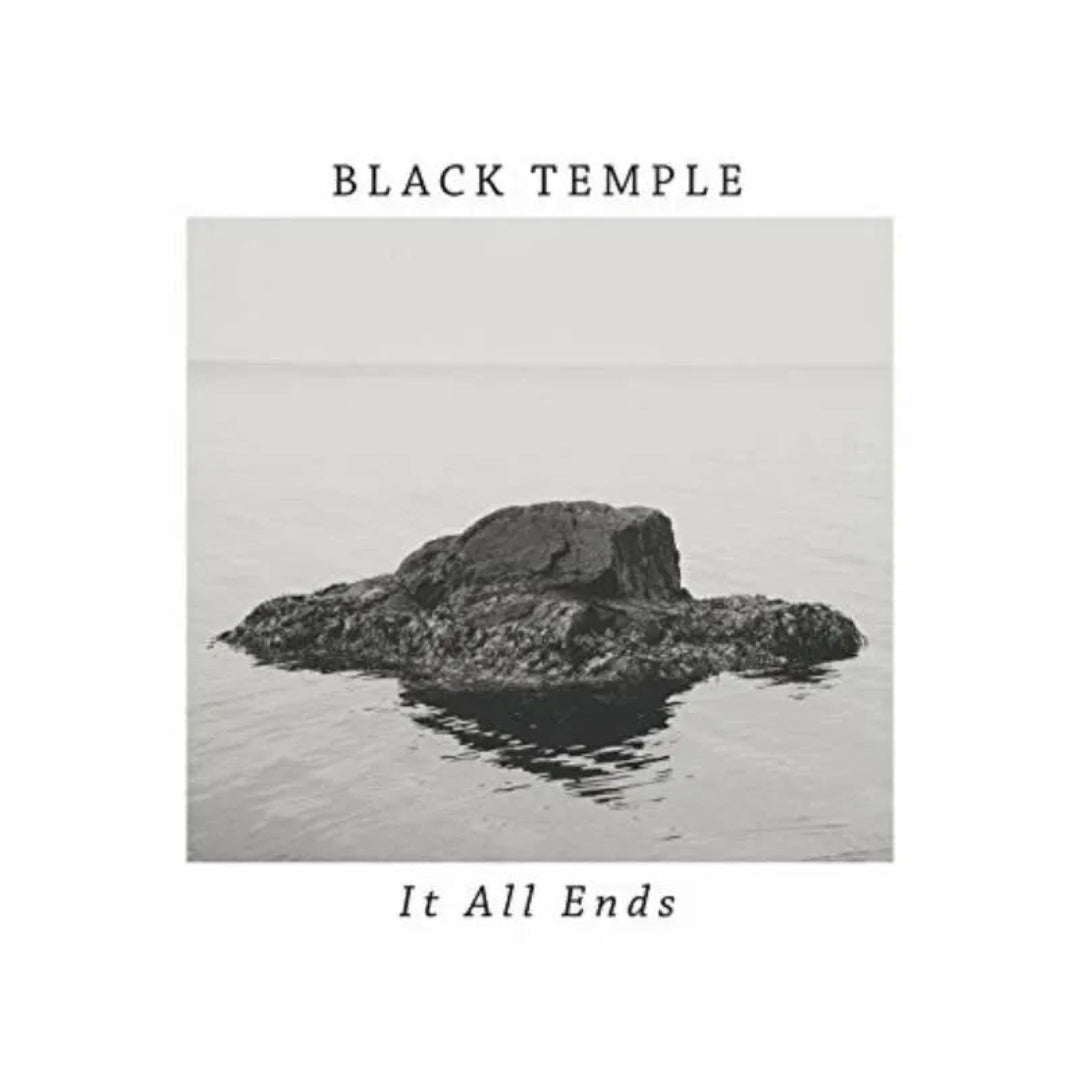 It All Ends CD by Black Temple with album cover showing gritty rock artwork