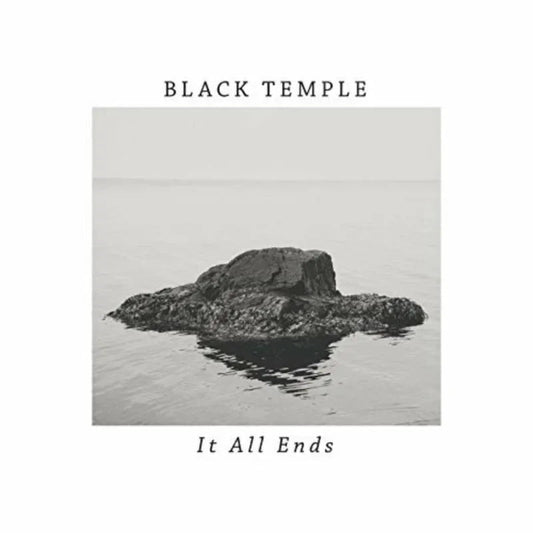 It All Ends CD by Black Temple with album cover showing gritty rock artwork