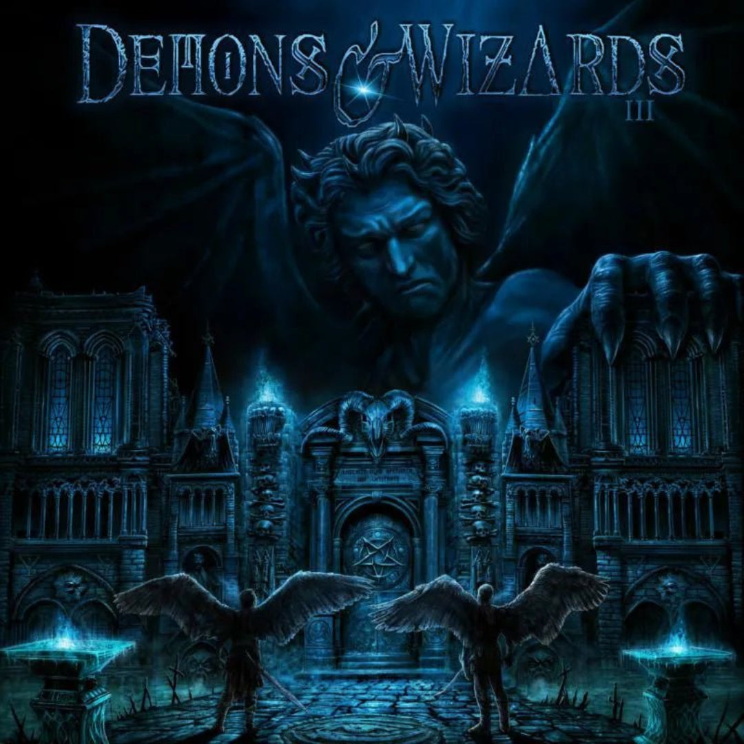 III CD by Demons & Wizards featuring album artwork and band name on case