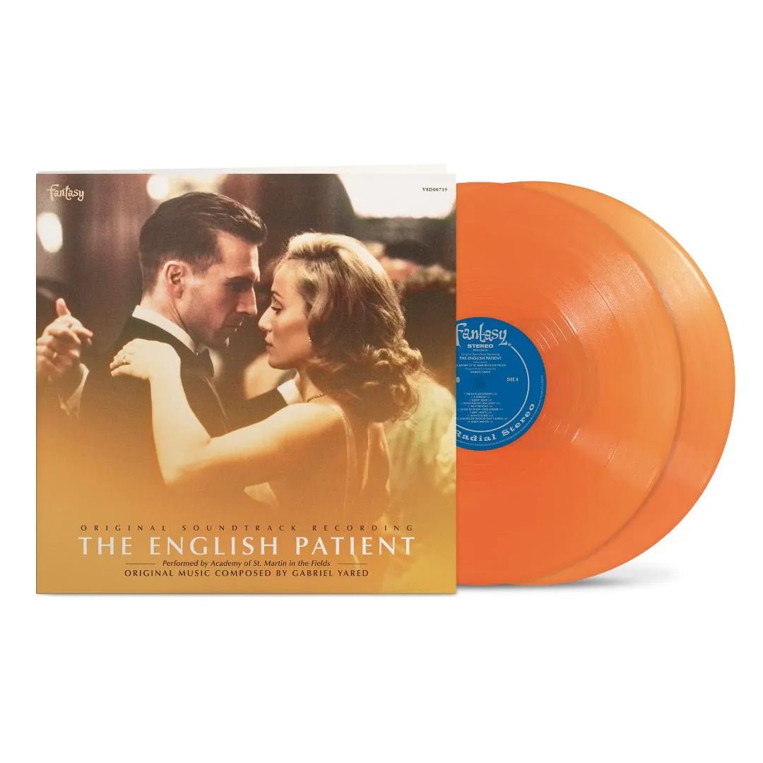 Deluxe 2LP vinyl of The English Patient soundtrack composed by Gabriel Yared