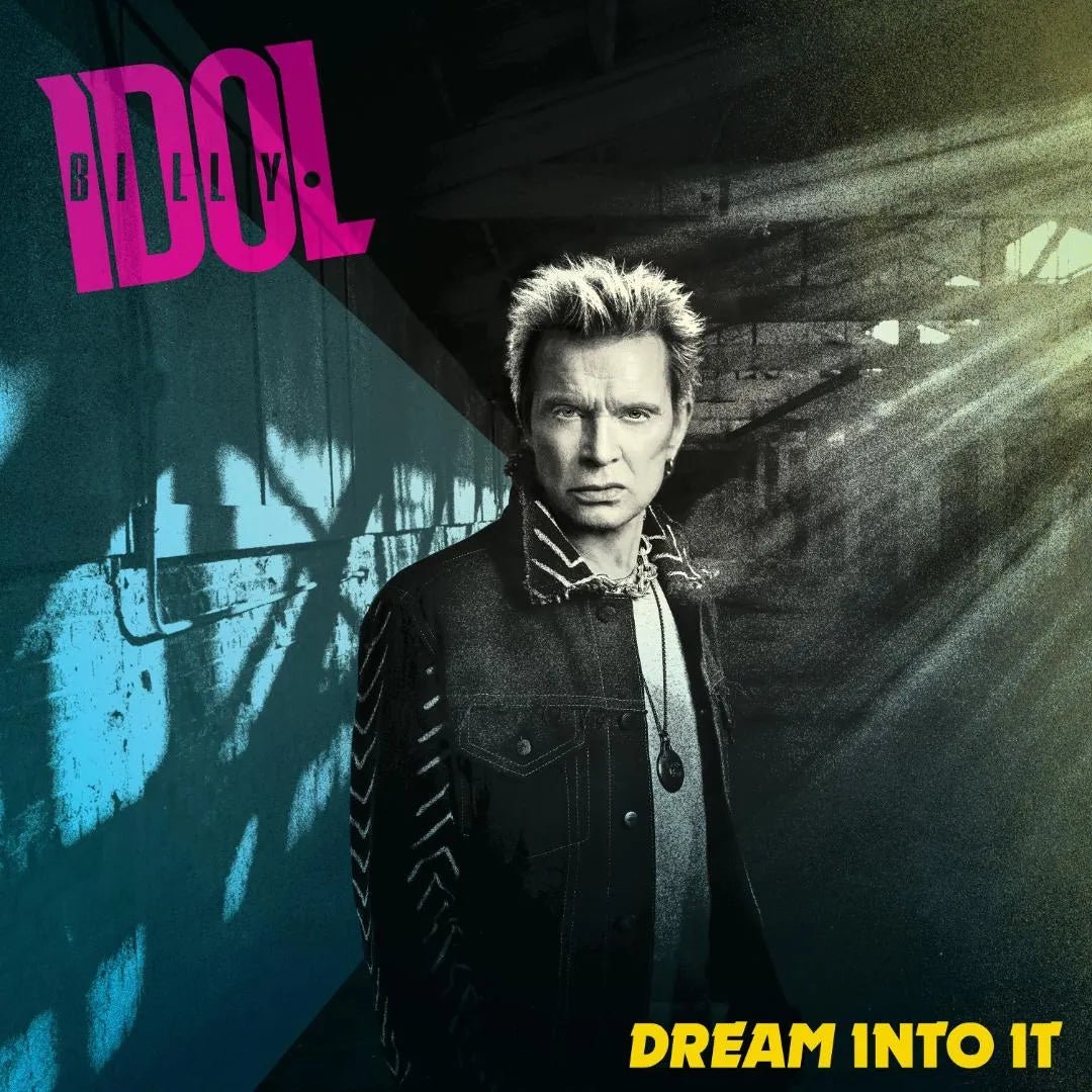 Dream Into It LP by Billy Idol 2024 rock and punk album sleeve