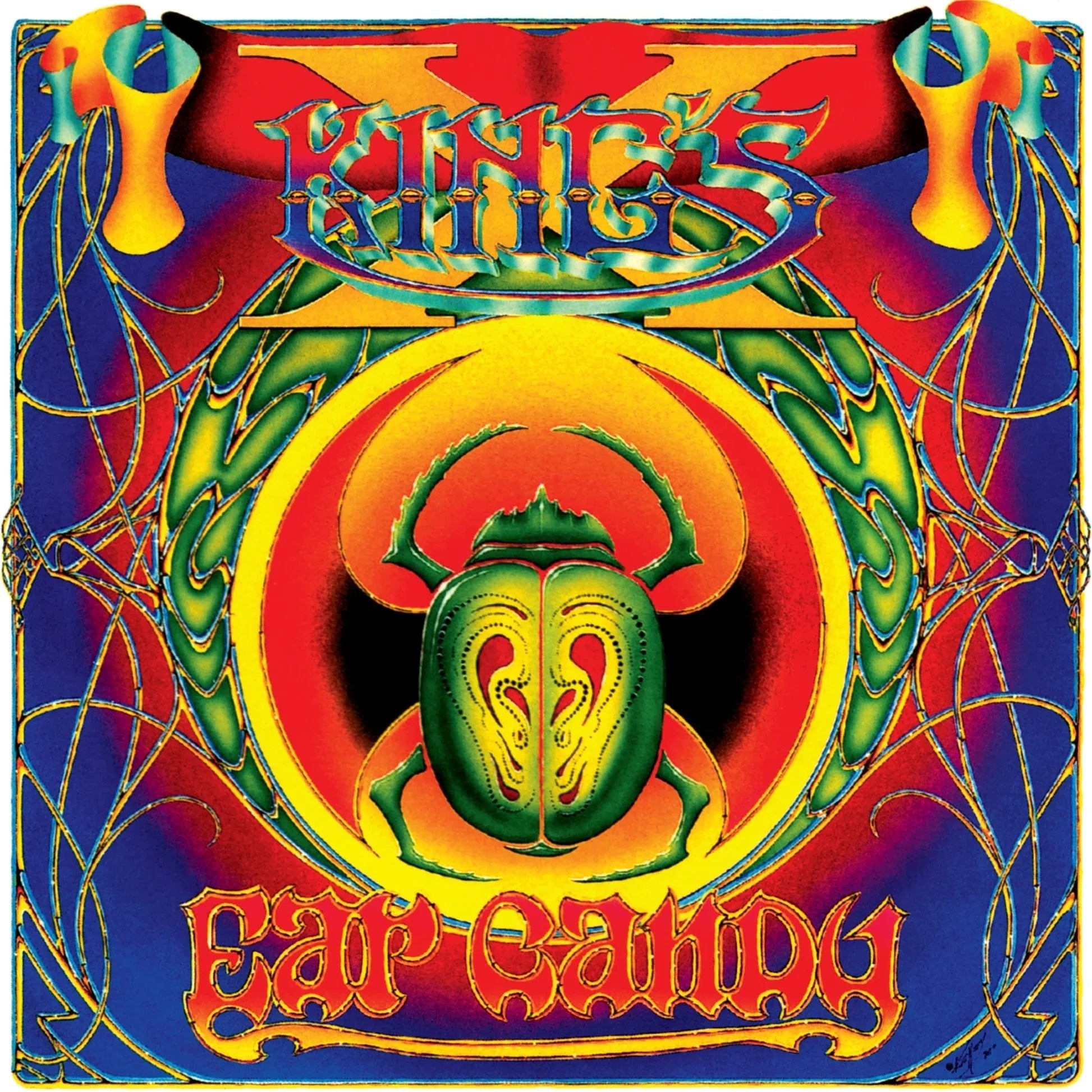 King’s X Ear Candy LP limited edition purple vinyl in gatefold sleeve