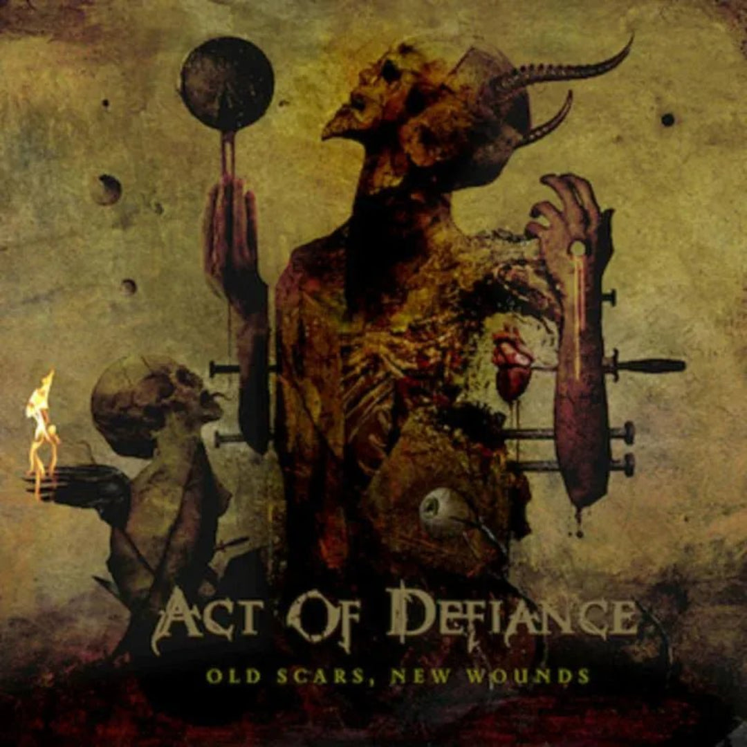 Act Of Defiance Old Scars New Wounds CD metal album cover artwork image