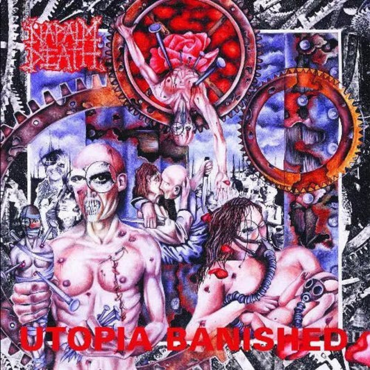 Napalm Death Utopia Banished LP vinyl grindcore metal album cover artwork image