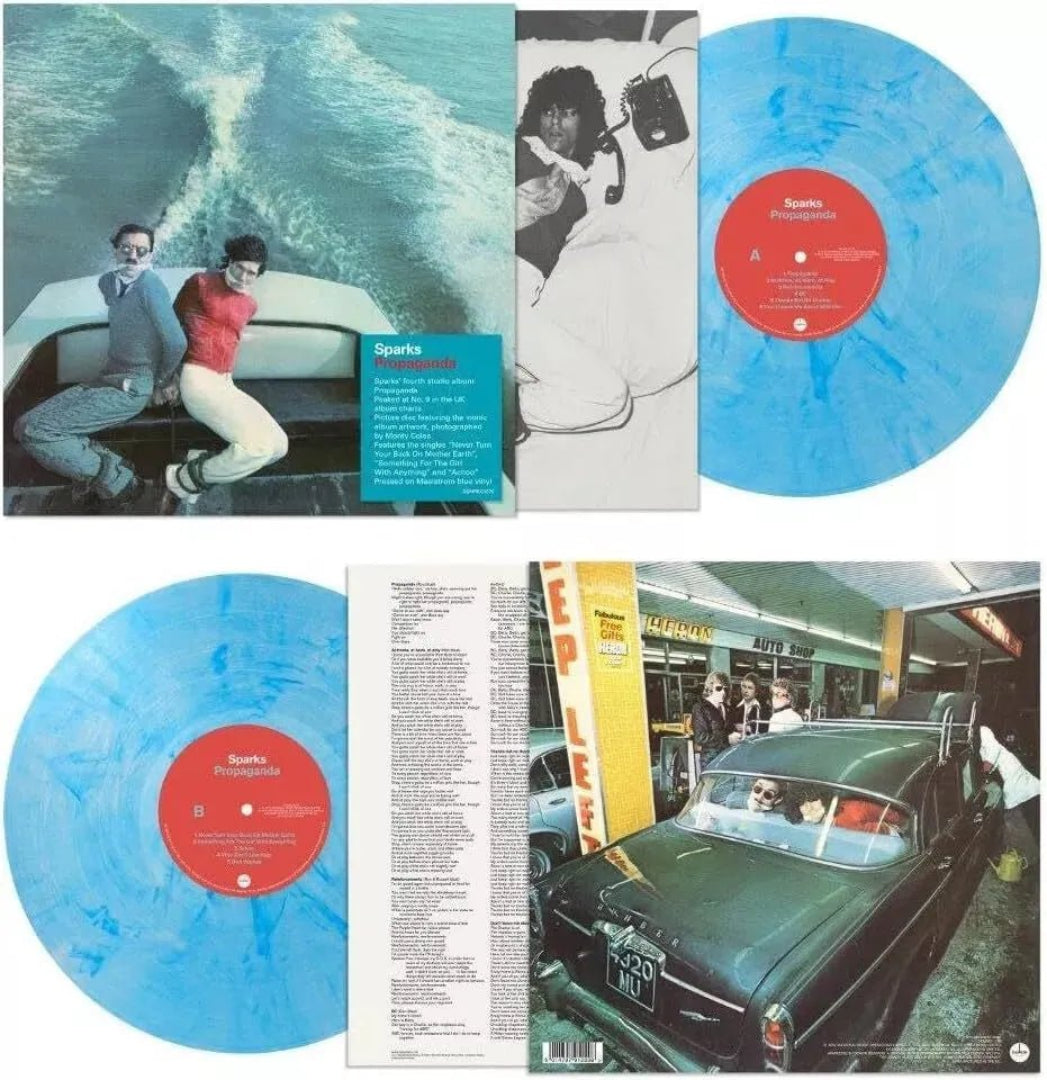 Sparks - Propaganda LP Blue Vinyl - 2 - LP - Orchard Records