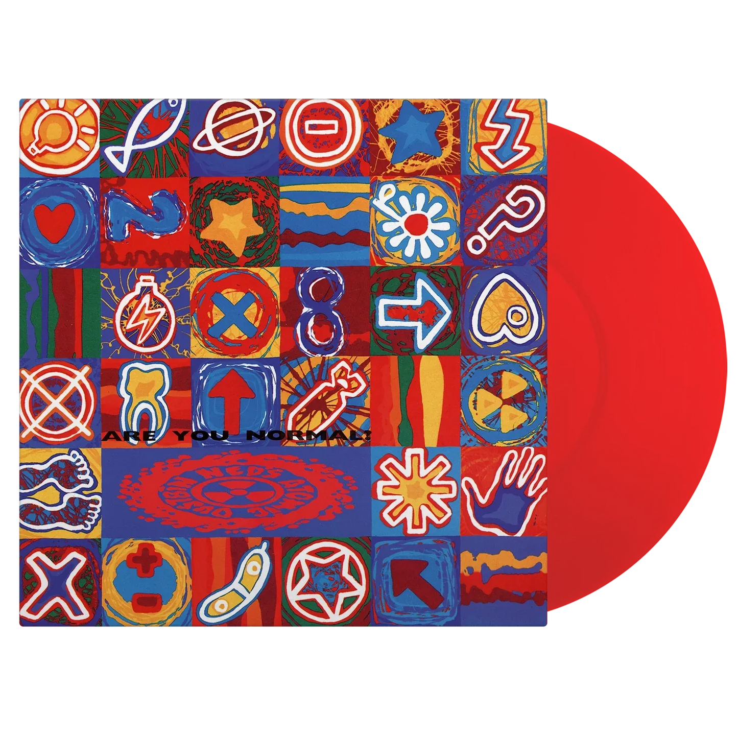 Are You Normal? by Ned’s Atomic Dustbin on translucent red vinyl with insert

