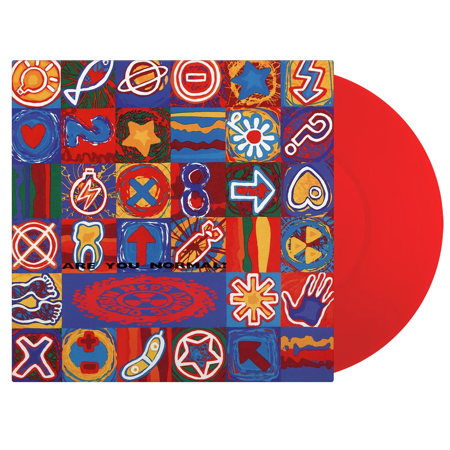 Are You Normal? by Ned’s Atomic Dustbin on translucent red vinyl with insert

