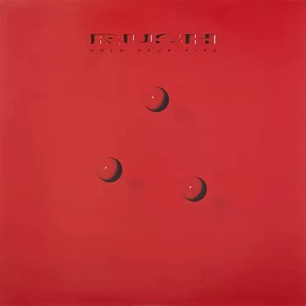 Rush – Hold Your Fire LP featuring classic progressive rock tracks like “Time Stand Still”