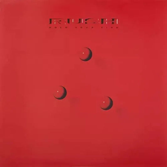 Rush – Hold Your Fire LP featuring classic progressive rock tracks like “Time Stand Still”