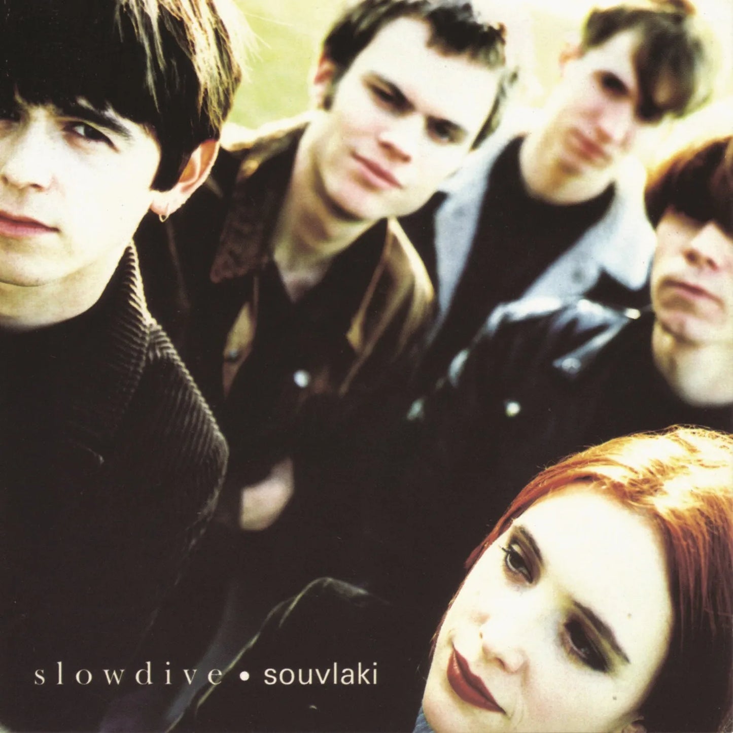 Slowdive Souvlaki CD front cover with the iconic blue-tinted band photography.