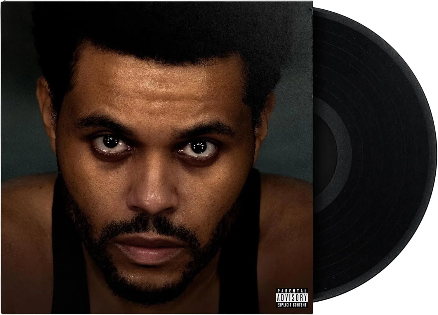 Back cover of Hurry Up Tomorrow vinyl showing full tracklist and Island Records logo.