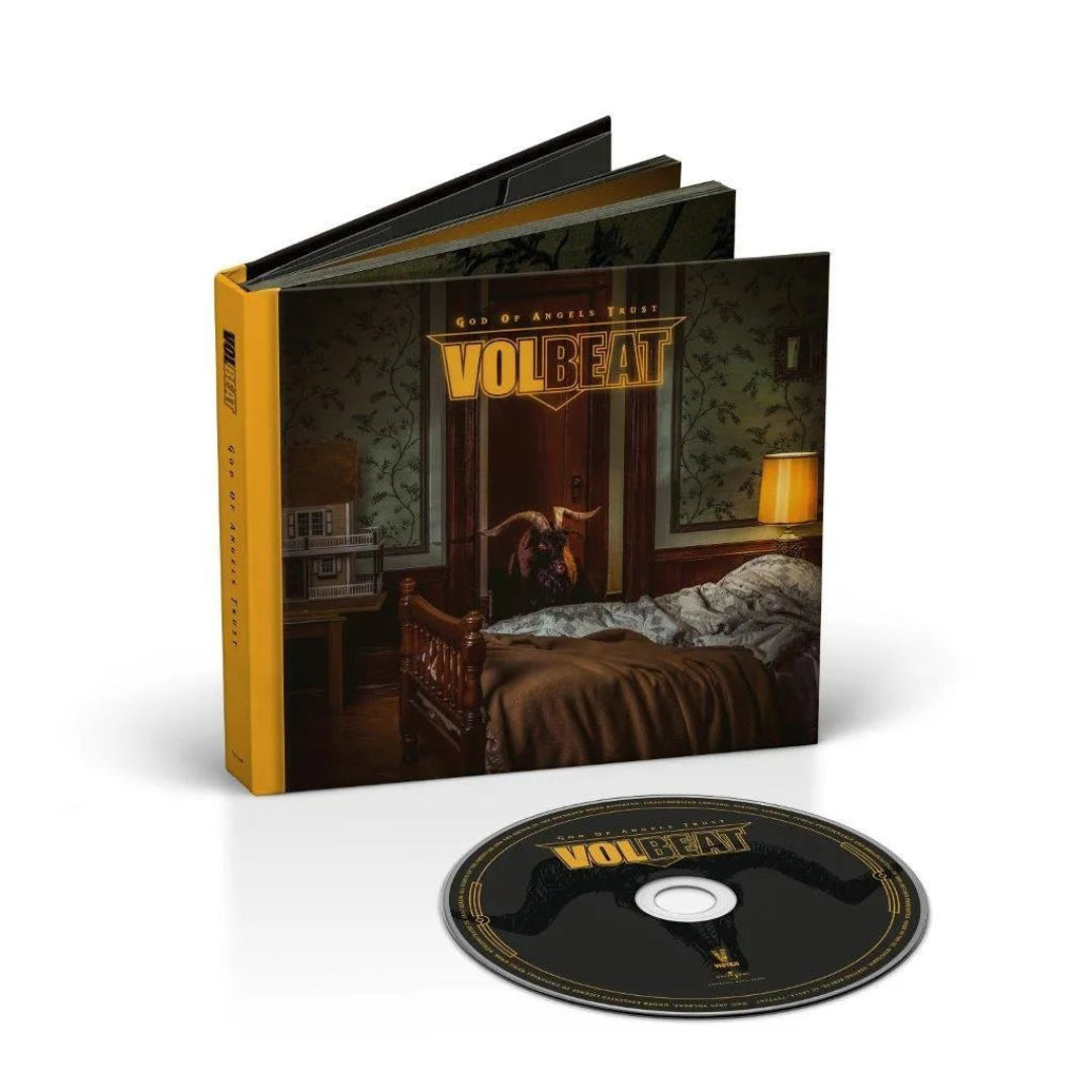 God Of Angels Trust Deluxe CD by Volbeat jewel case front cover image display