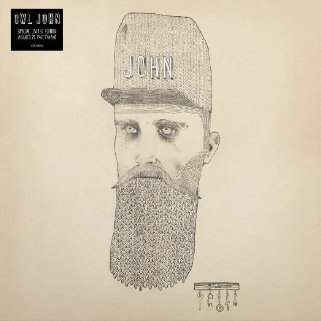 Owl John self-titled LP vinyl album cover indie rock release artwork image
