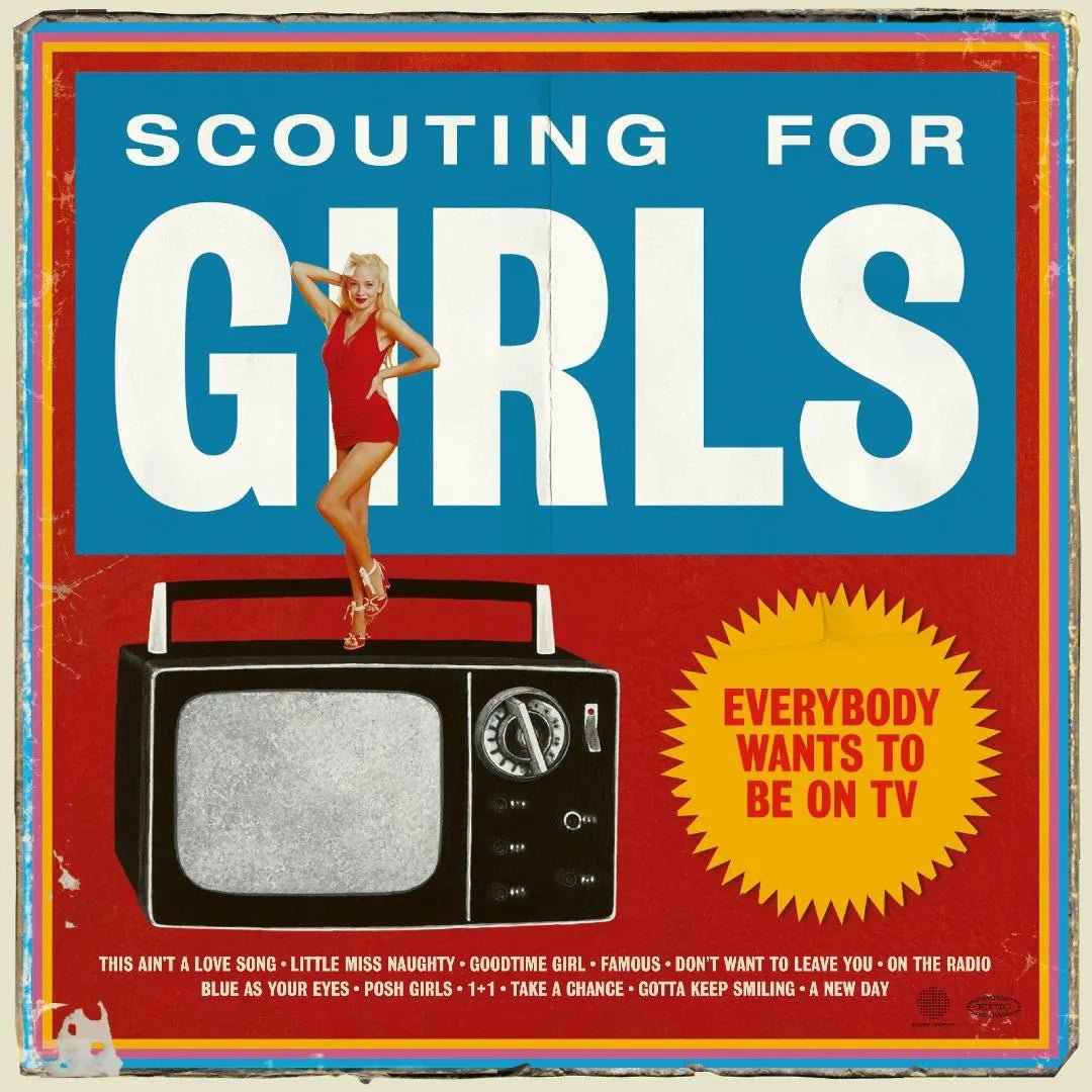 Scouting for Girls Everybody Wants to Be on TV LP zoetrope picture disc vinyl