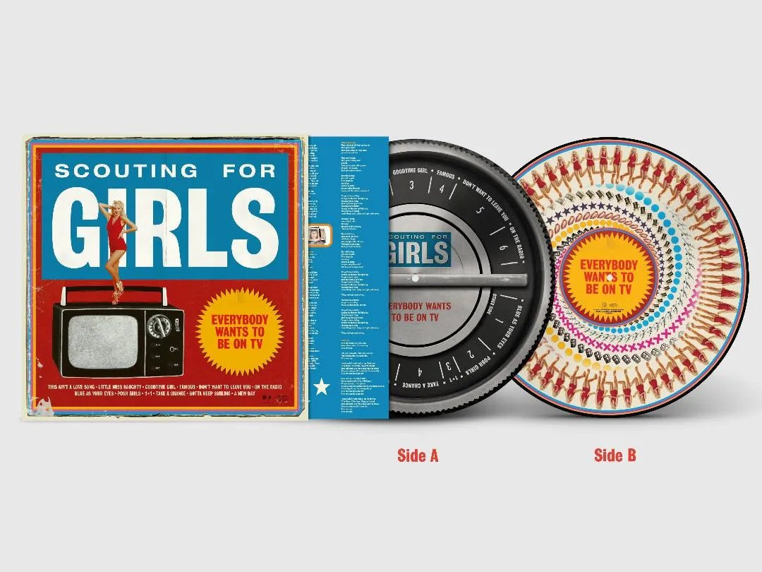 Everybody Wants to Be on TV zoetrope LP by Scouting for Girls artwork image