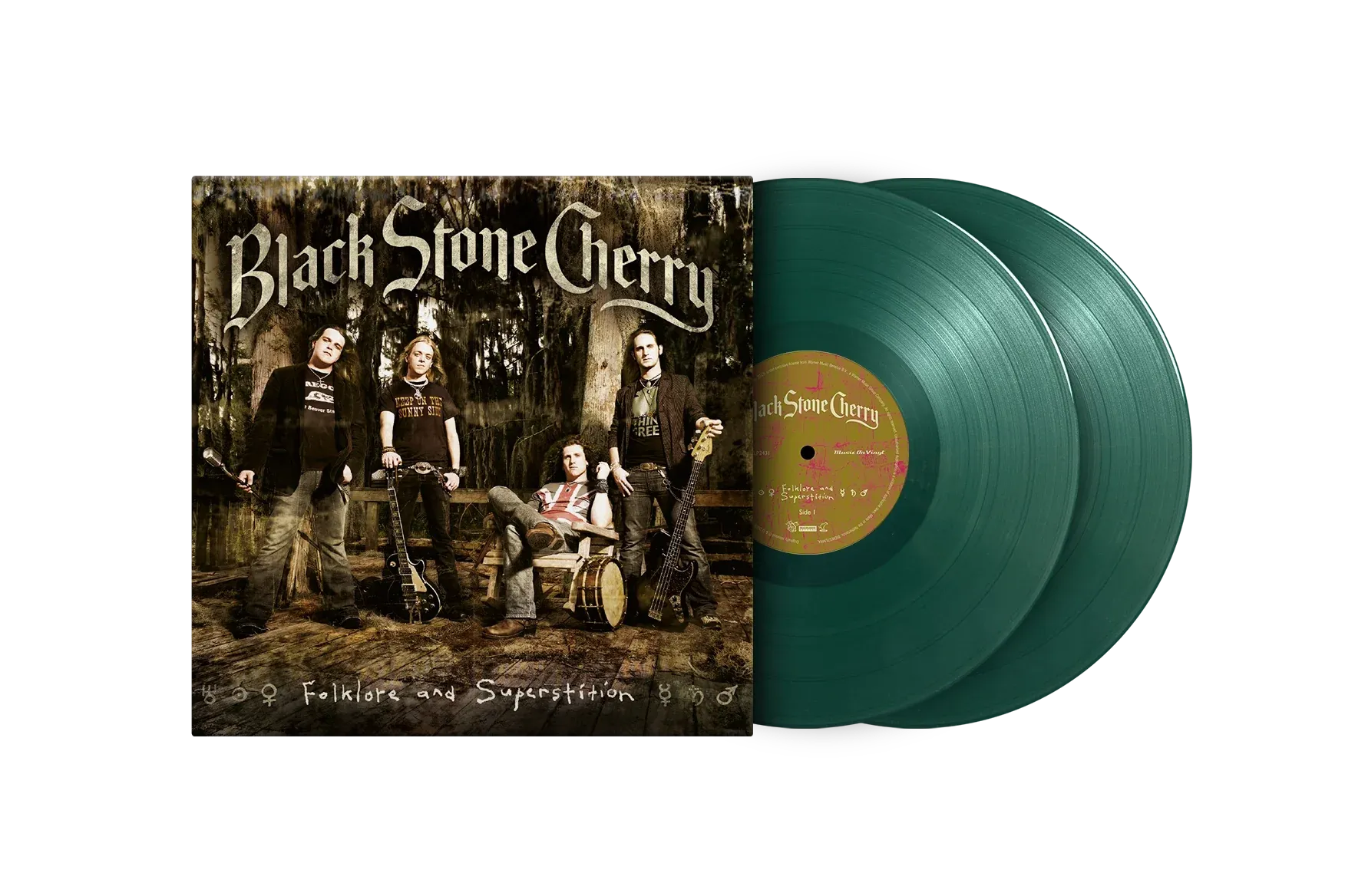 Folklore And Superstition vinyl Black Stone Cherry green double LP collection