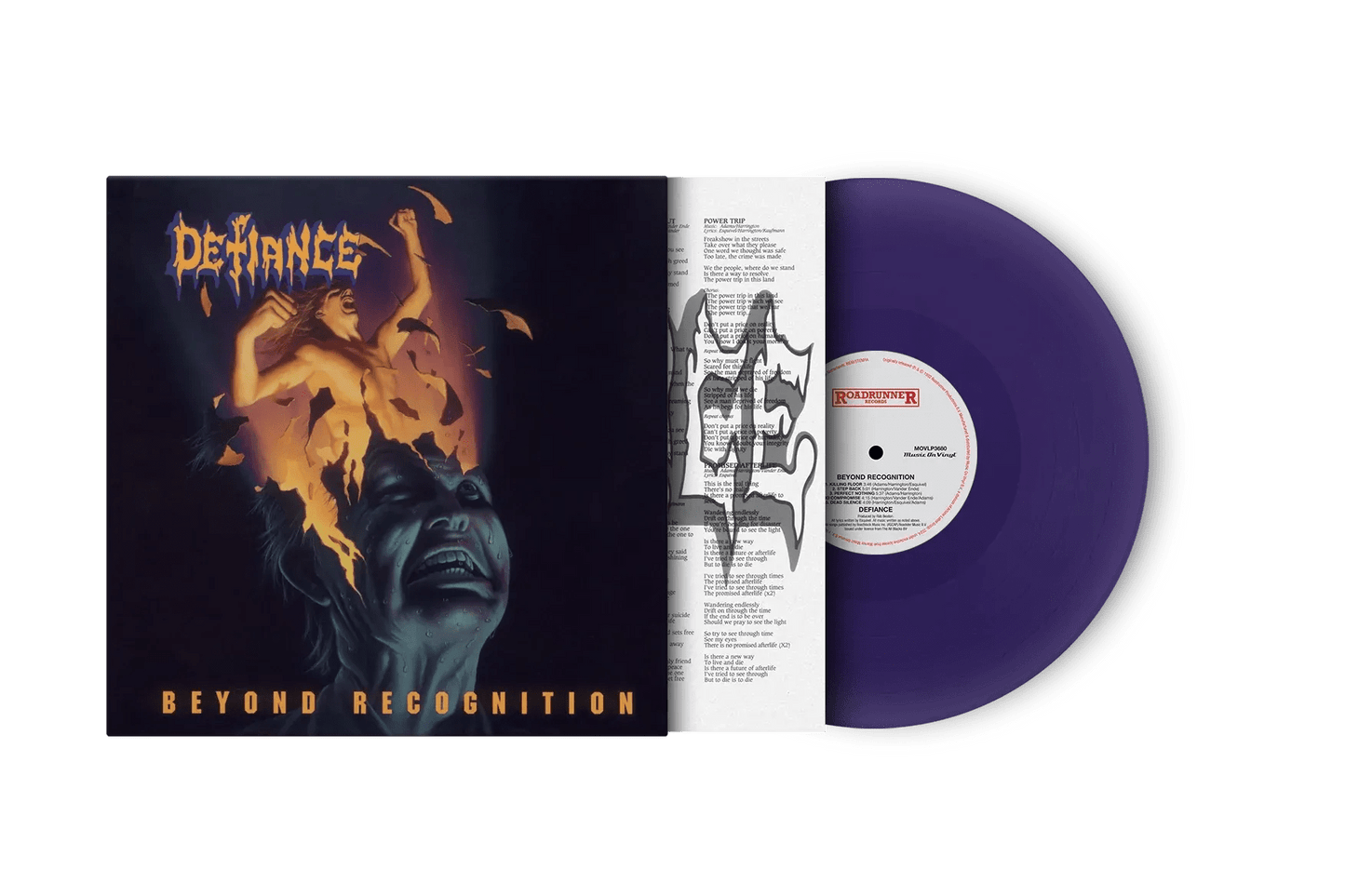 Defiance Beyond Recognition limited purple vinyl with numbered sleeve

