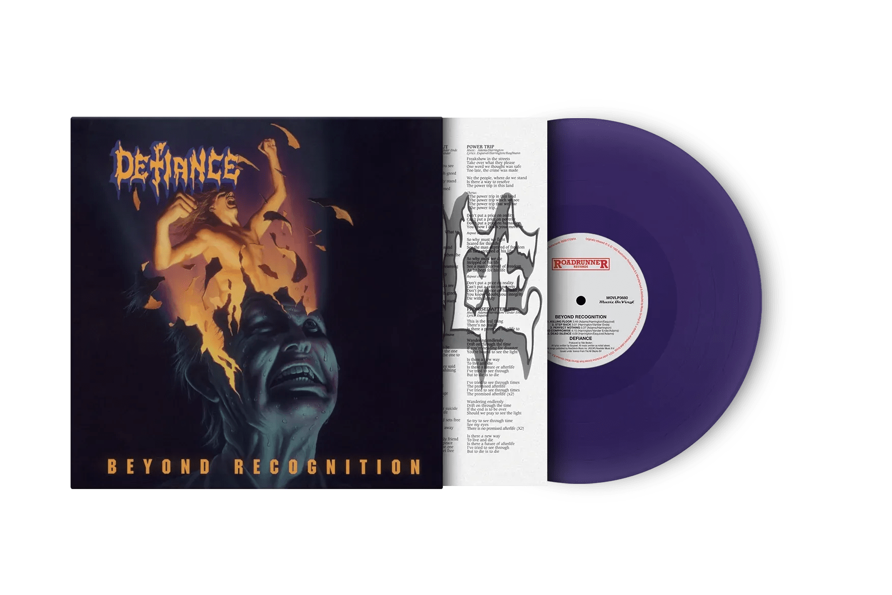 Defiance Beyond Recognition limited purple vinyl with numbered sleeve

