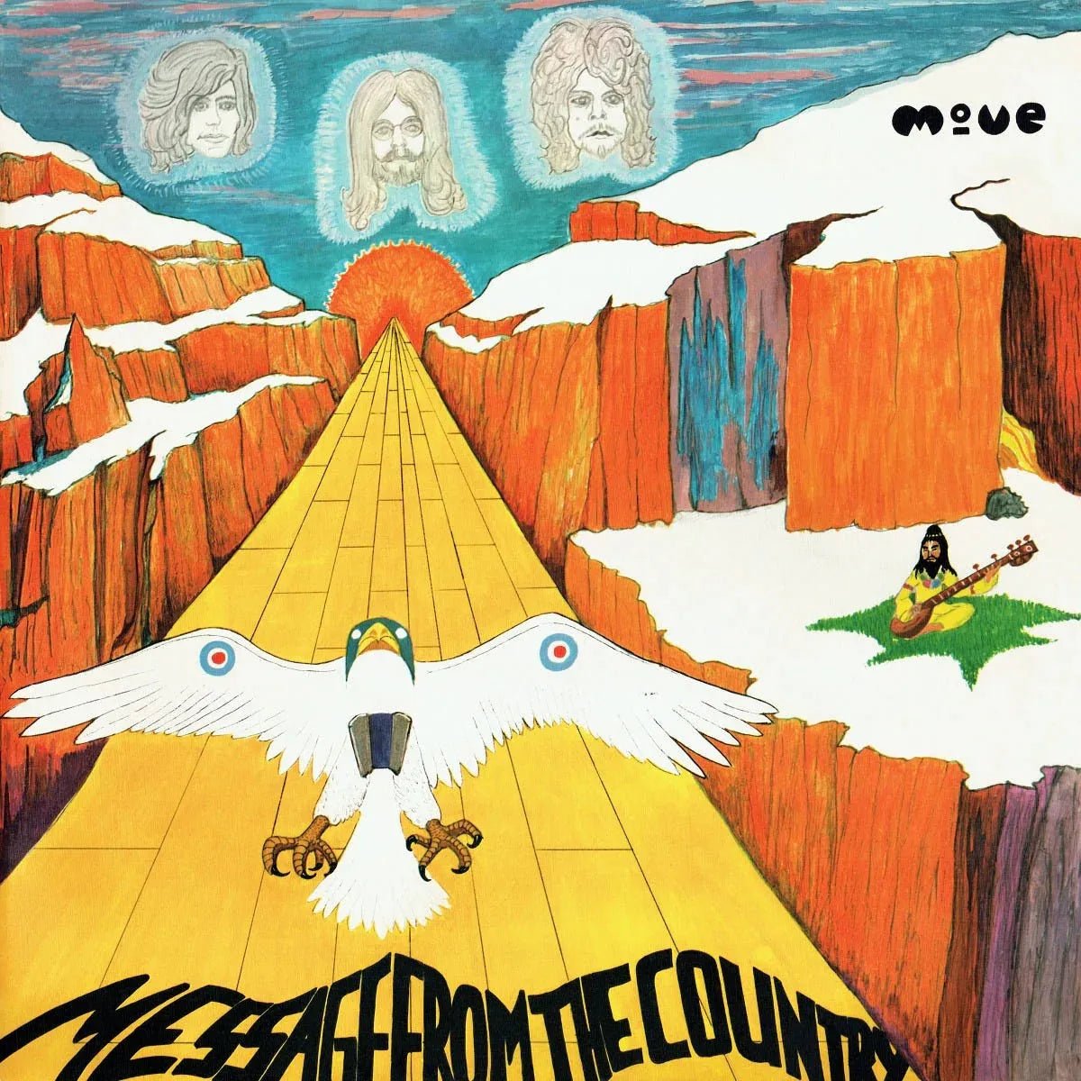 The Move Message from the Country CD album cover classic rock release