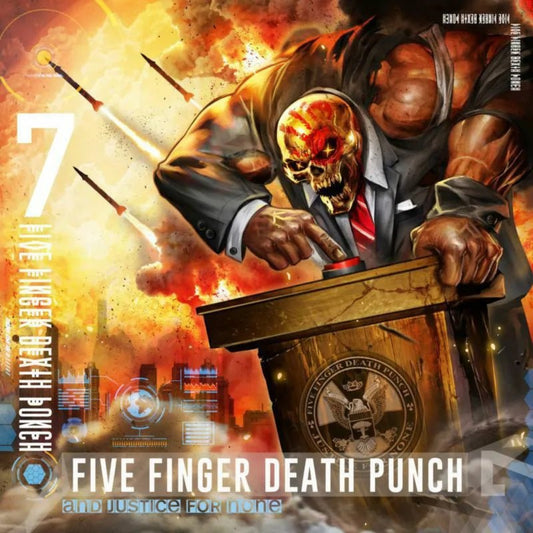 And Justice for None CD by Five Finger Death Punch jewel case image
