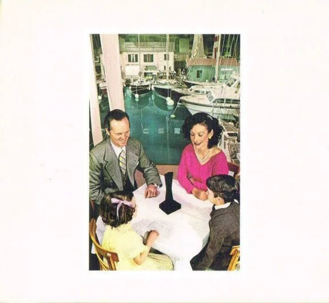 Led Zeppelin Presence CD album cover classic rock release disc artwork image