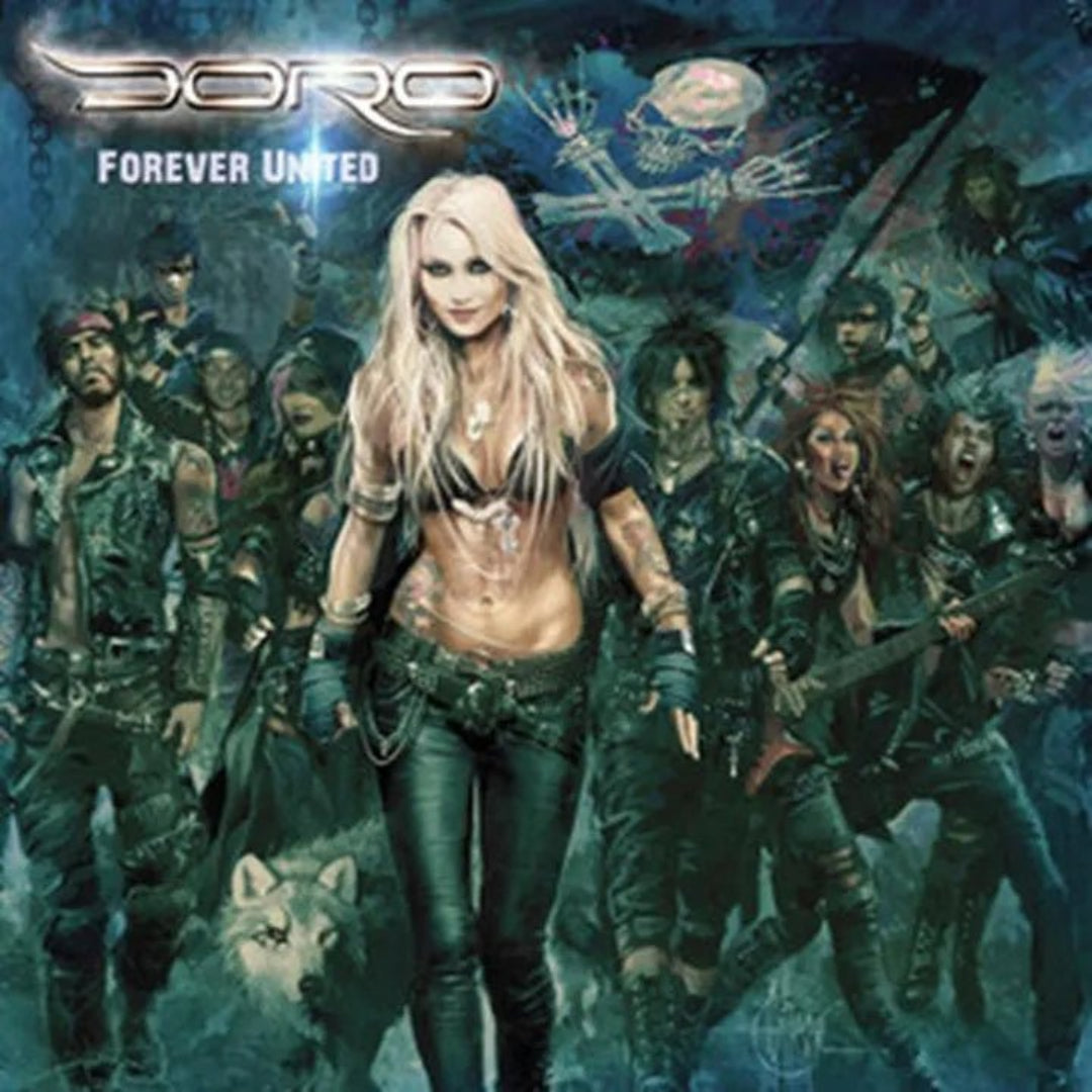 Doro Forever United 2 LP transparent green vinyl heavy metal album