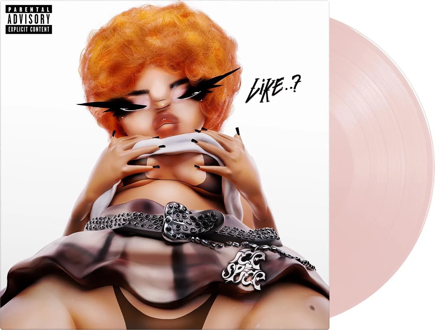 Like EP pink vinyl by Ice Spice LP sleeve artwork front cover display