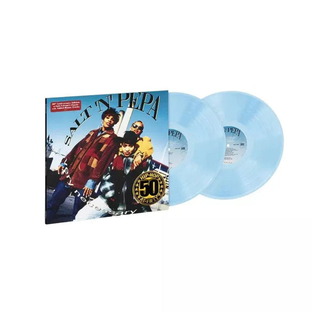 Very Necessary double vinyl features hits like “Shoop” and “Whatta Man”