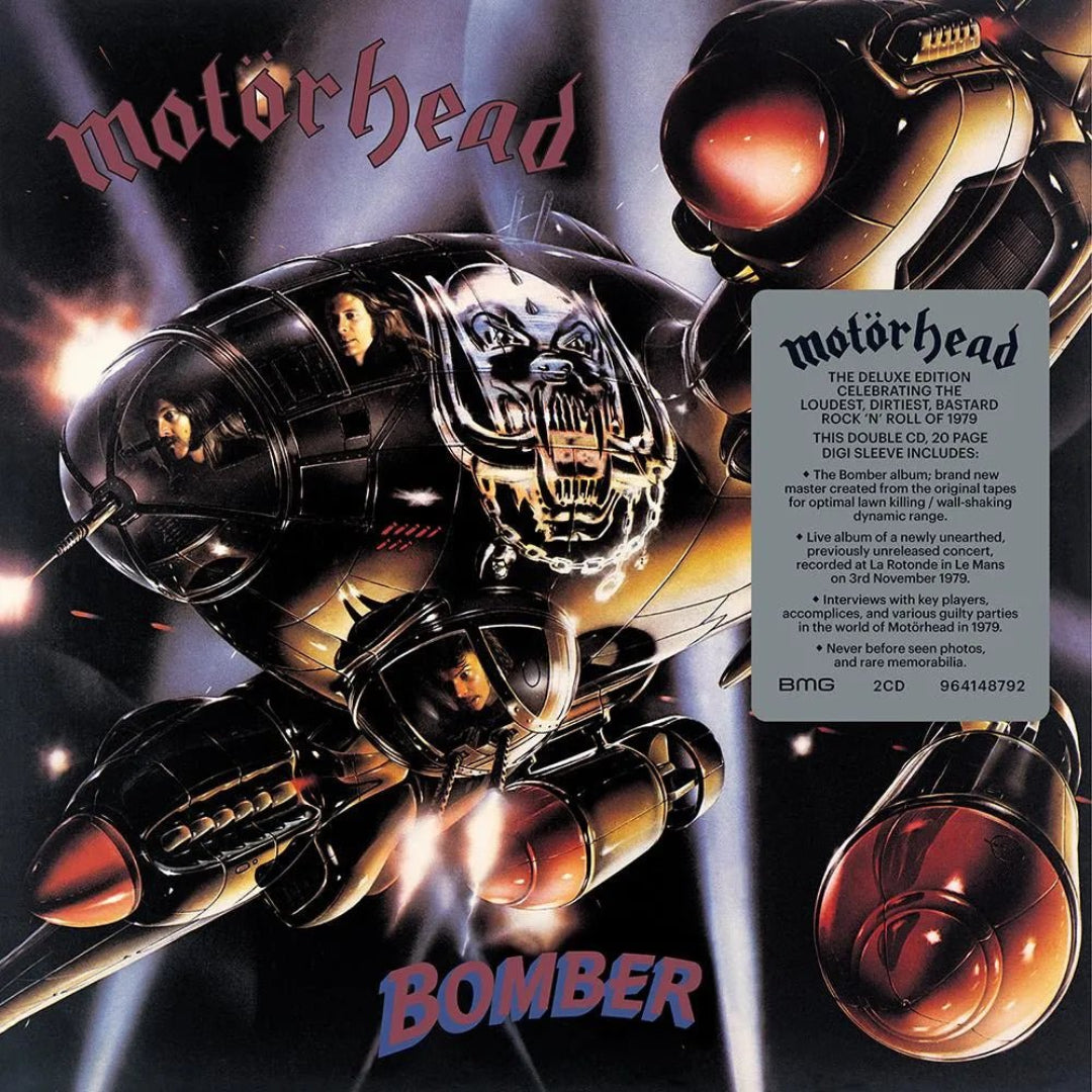 Bomber Motorhead 2 CD deluxe edition iconic hard rock and metal album