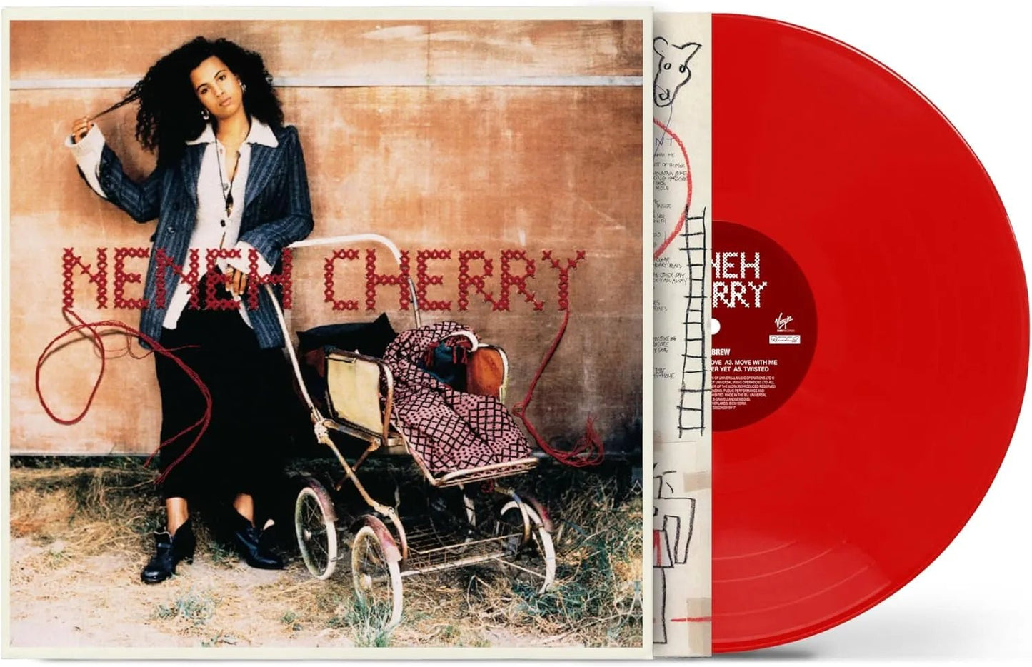 Homebrew Neneh Cherry LP red vinyl experimental 1990s pop and alternative album release
