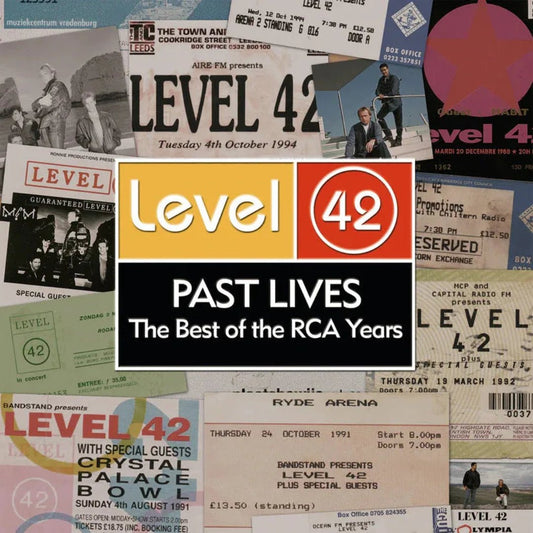 Level 42 Past Lives yellow vinyl LP limited edition compilation album