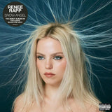 Snow Angel album artwork featuring Reneé Rapp in ethereal, icy pop-inspired imagery.